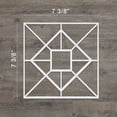 thumbnail image 2 of Ekena Millwork 7 3/8"W x 7 3/8"H x 3/8"T Extra Small Jamestown Decorative Fretwork Wall Panels in Architectural Grade PVC, 2 of 9