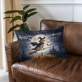 thumbnail image 3 of Happy Halloween Golden Retriever Witch Pumpkins Bats Quilt Pillowcase Goldens Dog Lover Gifts Idea Throw Pillow Cover Bed Home Decor - 13012, 3 of 5