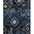 thumbnail image 2 of Rugs.com Morocco Collection Rug – 8' x 10' Navy Blue High-Pile Rug Perfect For Living Rooms, Large Dining Rooms, Open Floorplans, 2 of 9