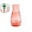 Red, variant on Clear Hydroponic Planter – 5.7x2.3in Shatterproof Plastic Vase,Self-Watering Glass-Look Desktop Planter for Home, Office & Modern Decor