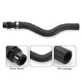thumbnail image 4 of Engine Cooling Water Hose Stable HVAC Heater Hose 64219124729 Engine Cooling System Hose Simple Installation for E70 F15, 4 of 4