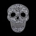 thumbnail image 3 of 6 apliques de diamantes de imitación con forma de calavera para coser con plancha en sombreros, bolsos y ropa., 3 of 4