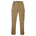 thumbnail image 1 of Pantalon Décontracté Extensible pour Homme Coupe Ajustée Pantalon de Travail Extérieur Pantalon Jogger Coquille Souple pour Randonnée Voyage Usage Quotidien Confortable Léger Respirant Taille Élastique, 1 of 8