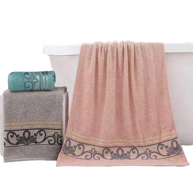 Pack de 3 Toallas de Medio Baño Surtidas Melocotton Hogar Mod. STY-21 140x70cm Extra Suave y Absorbente