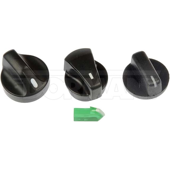 Dorman 76884 Temperature Control Knob Assortment for Specific Ford / Lincoln / Mercury Models (Pack of 3)