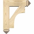 thumbnail image 3 of Ekena Millwork 3 1/2"W x 20"D x 20"H Balboa Craftsman Smooth Bracket, Western Red Cedar, 3 of 4