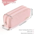 thumbnail image 4 of Large Capacity Pencil Case 3 Compartment Pouch Pen Bag for School Teen Girl Boy Men, 4 of 8