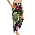 thumbnail image 2 of Bingfone Pajamas For Women,Watercolor Tropical Flowers Pajama Pants With Pockets-X-Large, 2 of 9
