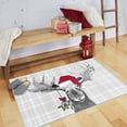 thumbnail image 5 of Mohawk Home Prismatic Holiday Moose Gray Contemporary Theme Christmas Precision Printed Scatter, 2'x3'4", Grey, 5 of 6