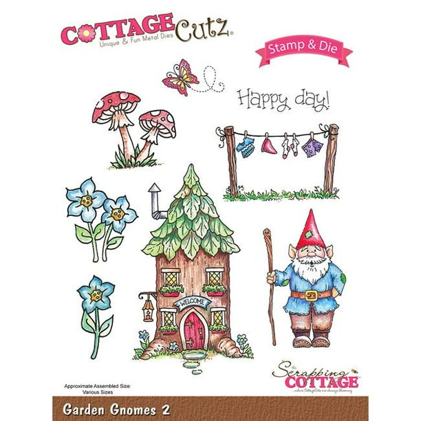 CottageCutz CCS016 Timbre & Mourir Ensemble - Gnomes de Jardin 2
