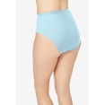 thumbnail image 3 of Comfort Choice Plus Size Hi-Cut Cotton Brief 5-Pack, 3 of 6