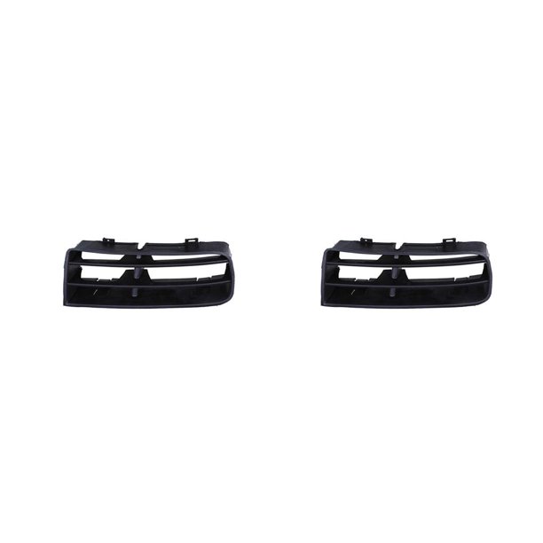 Kenally Parrilla de luz antiniebla, reemplazo desmontable elegante, parachoques delantero automotriz lavable, piezas de rejilla de luz antiniebla de Type1 NO1 Kenally CBP256036
