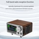 thumbnail image 2 of Radio de Banda -802 con Bluetooth, Control por Aplicación Inteligente, Altavoces Duales, Gabinete de Madera y Repetidor de Señal., 2 of 5