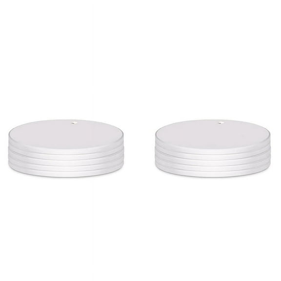 Symkmb Sublimation Ceramic Ornaments Sublimation Ornament Blanks Bulk Ceramic Discs Ornament for Heat Press (10 PCS) Ceramic White