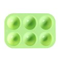 thumbnail image 2 of Molde de Silicona Macarena, 6 Cavidades, Verde, Molde para Tartas, 2 of 8