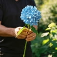 thumbnail image 6 of Artificial Flowers, Artificial Hydrangea Flowers, Faux Hydrangea Bouquet, Fake Floral Stems, Multi Color D 1 Bundle Cloth, Home Decor for Wedding Bouquets Centerpieces Office Party Fall Arrangements, 6 of 6