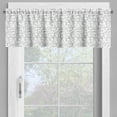 thumbnail image 4 of Ambesonne Cat Valance & Curtain, Lazy Furry Feline Pets, 55"x24", Black White, 4 of 6