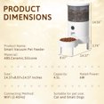 thumbnail image 3 of Homall 4.5L Automatic Cat Vacuum Feeder, Automatic Pet Feeder Gravity Feeder with 2.4G WiFi Control and Anti-Blockage Technology, 3 of 7