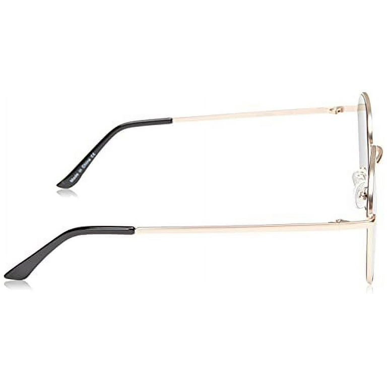 Quay Australia JEZABELL Oversized Round Sunglasses - Gold/Smoke