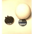 thumbnail image 3 of Thin Blue Line Golf magnetic hat clip ball marker Reverse Battle Flag Design, 3 of 4