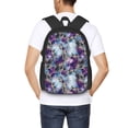 thumbnail image 4 of Disketp Purple Marble Texture Mochila Minimalista de Gran Capacidad, Mochila de Viaje para Escuela, Trabajo o Uso Diario, 4 of 6