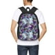 thumbnail image 4 of Easygdp Purple Marble Texture Mochila de Gran Capacidad Minimalista Ideal para Escuela, Viajes y Uso Diario, 4 of 6
