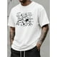 thumbnail image 1 of Men's Passion Drummer Graphic T-Shirt - Casual Streetwear Style with "CRASH" & Music-Themed Print, Soft Cotton Blend, Comfortable Summer Tee for Couples or Music Lovers, Summer Casual W, 1 of 6
