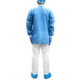 thumbnail image 2 of Disposable SMS Hip Length Lab Jackets Coats, Medium Size, Pack of 10, 2 of 3