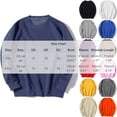 thumbnail image 3 of Wlynlyn Sweatshirt for Men Long Sleeve Crewneck Fashion Cotton Casual Lightweight Solid Workout Pullover Tops, 3 of 3