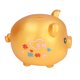 thumbnail image 4 of Hucha, Exquisita Caja De Ahorro De Dinero Irrompible Dorada Para Dormitorio Para Regalo De Cumpleaños Para Niños Y Niñas Para La Oficina ANGGREK Otros, 4 of 8