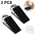 thumbnail image 1 of Heavy Duty Door Stopper, Anti-Vibration For Heavy Doors, Odorless Rubber And Stainless Steel Handle, Suitable For Versatile Use, 1 of 8