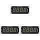 thumbnail image 1 of 3uds. Módulo de pantalla LED TM1637, reloj de tubo incandescente de 7 segmentos, 0,56 pulgadas (blanco), 1 of 2