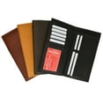 thumbnail image 4 of Genuine Leather Checkbook Cover Ladies Wallet Credit Card Holder 602 CF, 4 of 5