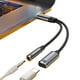 thumbnail image 1 of USB C A 3.5 Mm Adaptador Audio Y Cargador Jack Cable 2 en 1 Con PD 100W Carga Rápida para 16 15, 1 of 9