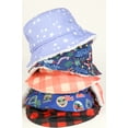 thumbnail image 4 of FlapJackKids - Chapeau Bob d'Hiver - Carreaux Buffalo Rouges - Moyen 2 - 4a, 4 of 4