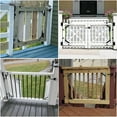 thumbnail image 6 of 2 Sets Anti-Sag Gate Frame Kit Heavy Duty No Sag Kit Gate Corner Brace Bracket with Self-Locking Gate Latch – Ideal Hardware for Wooden Fences, Driveway Gates, Shed Doors (Black, 2 Set), 6 of 8