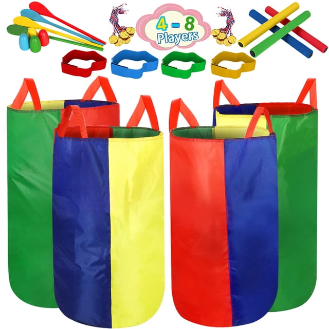 Bolsas Potato Sack Race Bags WYRJXYB de 4 a 8 jugadores para niños y adultos