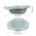 thumbnail image 2 of OULII 1Pcs Sitz Bath Postpartum Wash Basin Square Design PP for Pregnant Women, 2 of 5