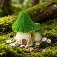 thumbnail image 4 of Kaireo Mini Resin Cottage House Ornament Cute Design , DIY Landscape Decor for Aquarium Fish Tank Desktop Home Garden Decoration Supplies - Add to Cart, 4 of 5