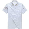 thumbnail image 4 of Kcolen Chef Coat Men Men's Chef Workwear Short Sleeve Top for Kitchen Catering and Culinary Services, 4 of 4