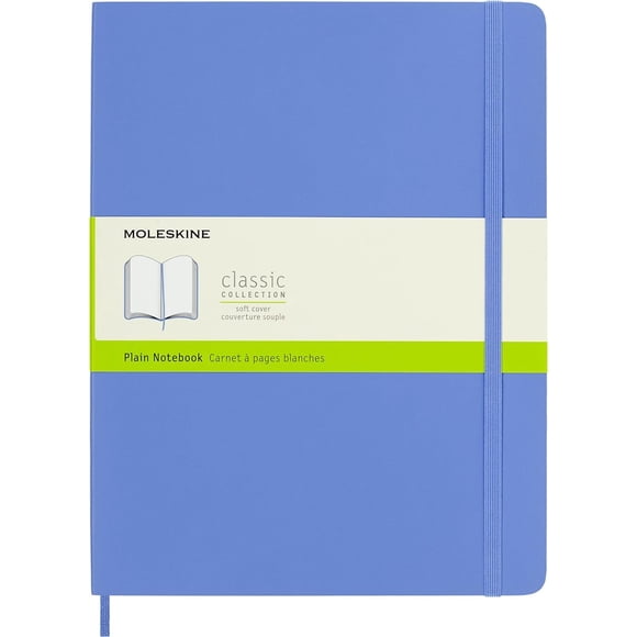 Libreta Moleskine Classic Soft Cover XL Hydrangea Blue