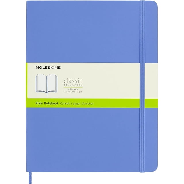 Libreta Moleskine Classic Soft Cover XL Hydrangea Blue