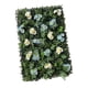 thumbnail image 2 of Panel de pared de césped artificial con flores Panel de pared verde Panel de pared de flores para Azul blanco, 2 of 9
