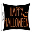 thumbnail image 4 of XINGXIANG Halloween Pumpkin Throw Pillows 45x45cm Indoor Outdoor Family Party Sofa Cushions Festive Decorative Pillows(2pc), 4 of 8