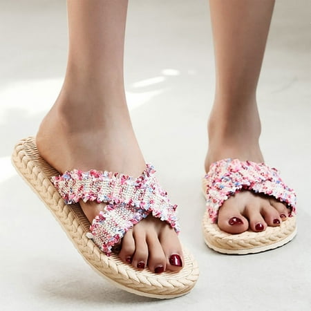 

Ykohkofe Fashion Women s Spring Summer Beach Casual Flat Slippers Sandals
