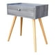 thumbnail image 2 of Hogare Buro Marsella o Mesa de Noche Gris HOGARE Marsella, 2 of 10