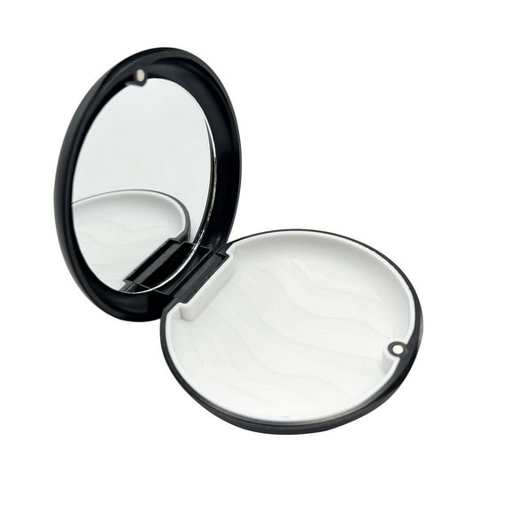 Orthodontic Retainer Case with Mirror, Aligner Case, Black