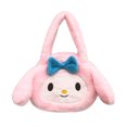 thumbnail image 1 of Bolso de mano de conejo de dibujos animados de felpa encantador para mujer bolsos de mano informales (negro S) Tmvgtek Oficina Multiescena Multifunción, 1 of 8