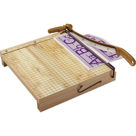 Swingline ClassicCut Ingento 12" Square Paper Trimmer, Solid Maple Base