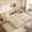 Apricot, variant on 97.7" 3-in-1 Convertible Sleeper Sofa, Pull Out Bed with Button Tufted Velvet, Deep Seat, Movable Ottoman, 4-Seater Couch for Living Room Apartment Office, Orange